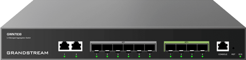 Switch quang 10 cổng Layer 3 Grandstream GWN7830
